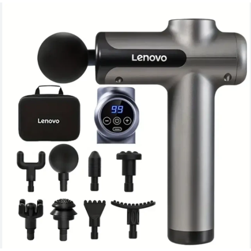 Orijinal Lenovo Əzələ İstirahət Masajı Elektrikli Vibrasiyalı Dərin Toxuma Masaj Tabancası Bütün Bədən üçün Uyğundur