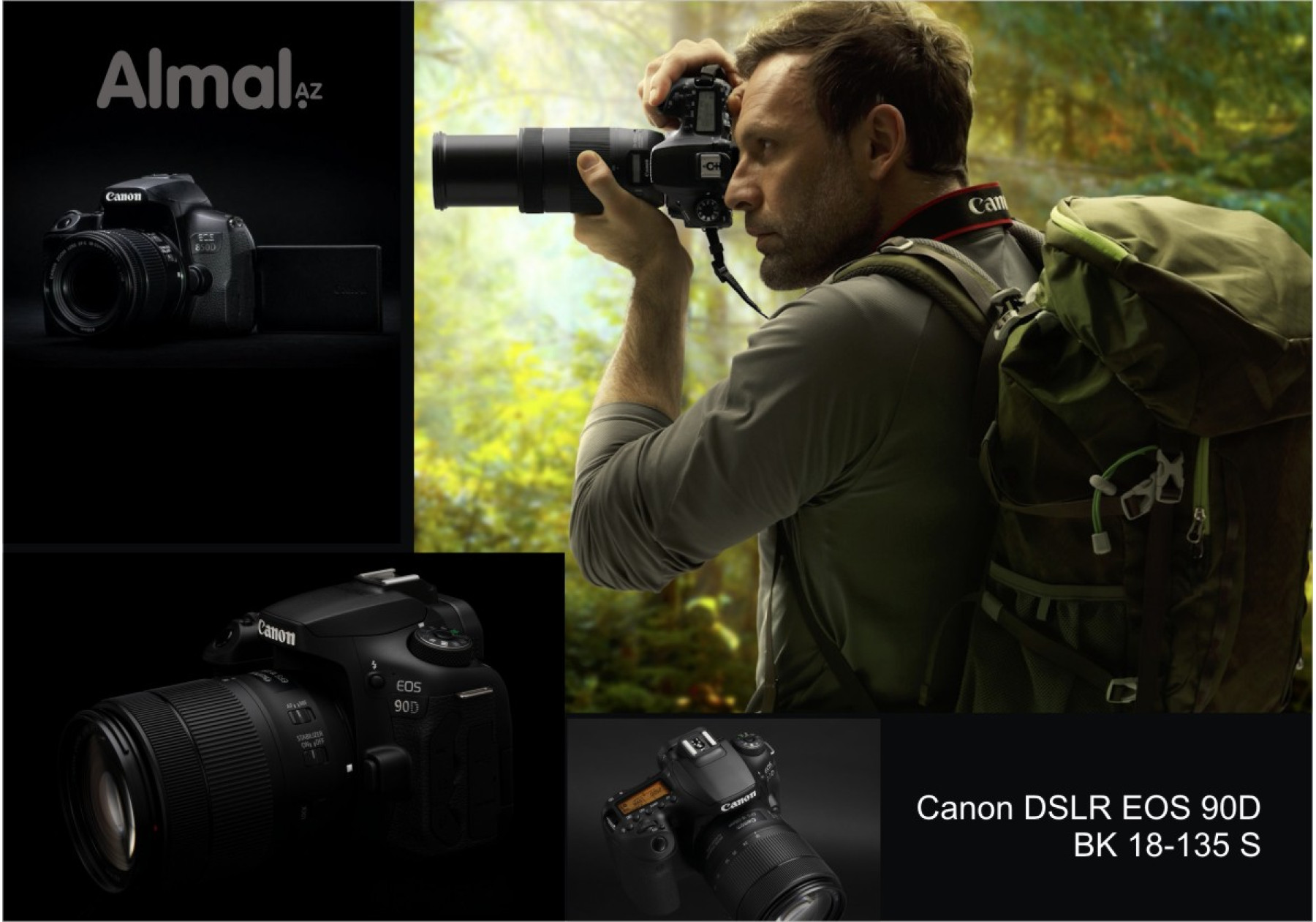 Canon DSLR EOS 90D  BK 18-135 S