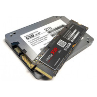 Жесткие диски HDD-SSD-M2