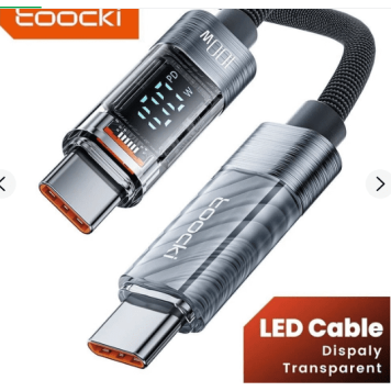USB-C Quick Charge 100W kabel|1M, 5A, 100W|  iPad/Android/PC/MacBook üçün Toocki -1