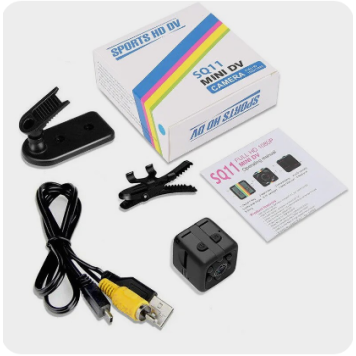 Miniatür simsiz kamera hd sq11 mini dv-4