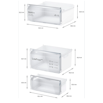 Встраиваемый двухкамерный холодильник Bosch KIV87NSE0-2