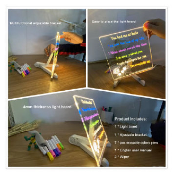 Светодиодная акриловая доска для рисования-2