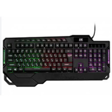 Klaviatura 2E Gaming Keyboard KG340 LED USB UKR