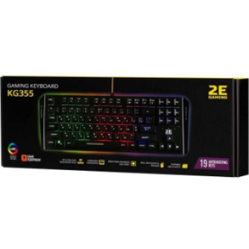 Klaviatura 2E Gaming Keyboard KG355 LED-1