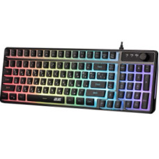Клавиатура 2E GAMING KG390, 100 клавиш, USB-A/WL/BT, EN/UA