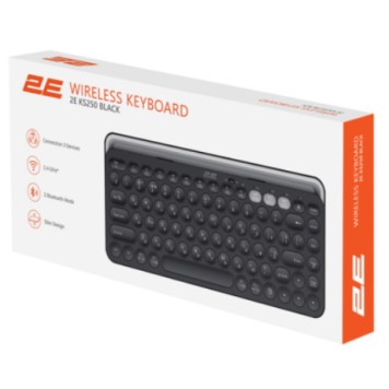Klaviatura 2E KS250 Wireless USB/Bluetooth-2