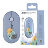 Мышь 2E MF300 Flora Mallow Silent WL Yellow (2E-MF300WFLORABL)