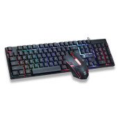 Набор клавиатуры и мышки R8 Led 1909