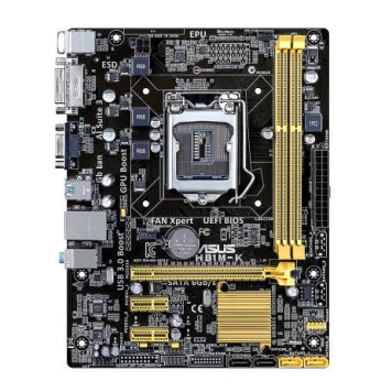 Intel H81 çipset ASUS H81M-K əsasında ana plata-1