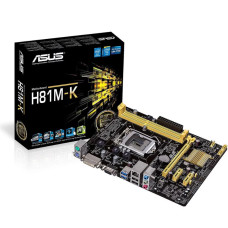Intel H81 çipset ASUS H81M-K əsasında ana plata
