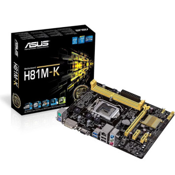 Intel H81 çipset ASUS H81M-K əsasında ana plata