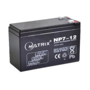 Аккумуляторная батарея Matrix 12V 7Ah (NP7-12)