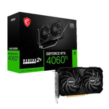 Видеокарта MSI GeForce RTX 4060 Ti VENTUS 2X BLACK 16GB OC