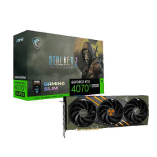 Видеокарта MSI PCI-Ex GeForce RTX 4070 Ti Super 16G Gaming Slim STALKER 2 Edition 