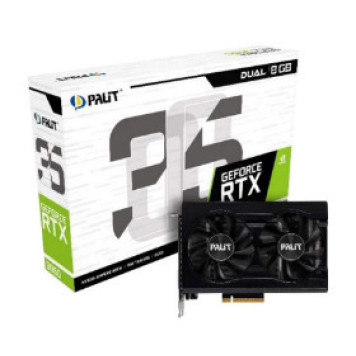 Videokart Palit GeForce RTX 3050 8GB GDDR6 Dual OC (NE63050T19P1-190AD)