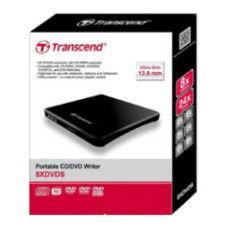 Привод для ПК DVD-RW Transcend TS8XDVDS-W, USB 2.0