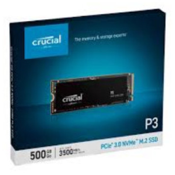 SSD yigici Crucial P3 500GB PCIe M.2
