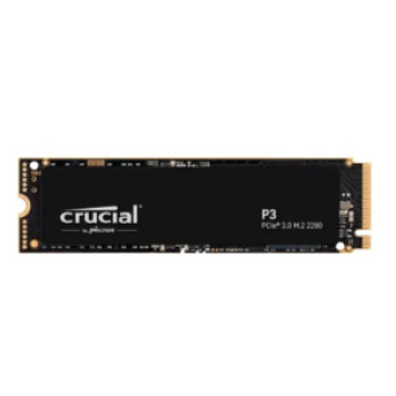 SSD yigici Crucial P3 500GB PCIe M.2-2