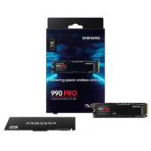 SSD накопитель Samsung 990 PRO 1TB NVMe PCIe 4.0 M.2 SSD With Heatsink