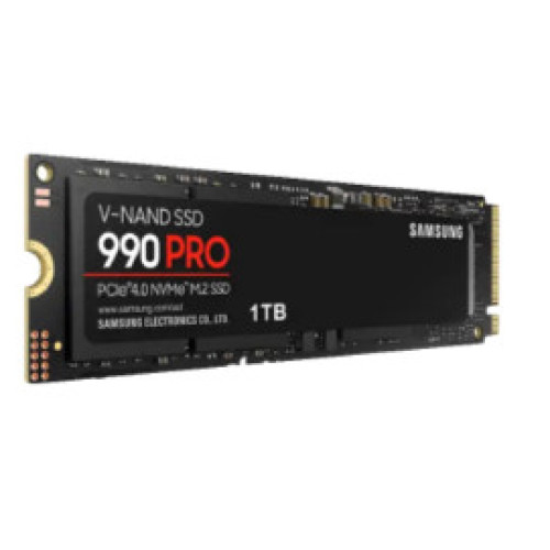 SSD yigici Samsung 990 PRO 1TB NVMe PCIe 4.0 M.2 SSD With Heatsink