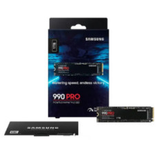 SSD накопитель Samsung 990 PRO 1TB NVMe PCIe 4.0 M.2 SSD With Heatsink
