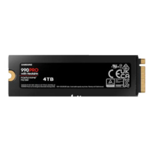 SSD yigici Samsung 990 Pro With Heatsink 4TB SSD MZ-V9P4T0CW