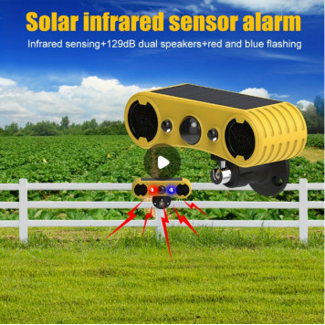 Солнечная батарея Датчик движения сигнализация-1