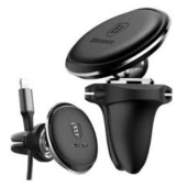 Baseus Maqnit Hava Ventili Avtomobil Quraşdırma Tutacağı Qara (SUGX-A01)