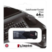 Fleş kart 64GB Kingston DataTraveler Exodia Onyx, USB 3.2