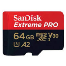 Карта памяти Sandisk Extreme Pro 64GB microSDXC class 10 (SDSQXCU-O64G-GN6MA)