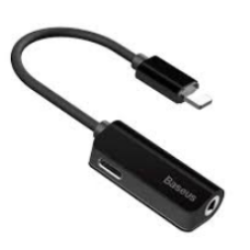 Адаптер-переходник Baseus L32 IP Male to 3.5mm+IP Female Adapter (CALL32-01, CALL32-0S)