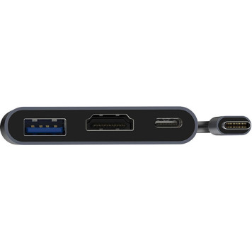 Recci RH05 Type-C To Type-C PD100W/HDMI 4K@30Hz/USB3.0 Поддерживаемый 3-в-1 концентратор-репликатор-3