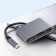Recci RH05 Type-C To Type-C PD100W/HDMI 4K@30Hz/USB3.0 Поддерживаемый 3-в-1 концентратор-репликатор