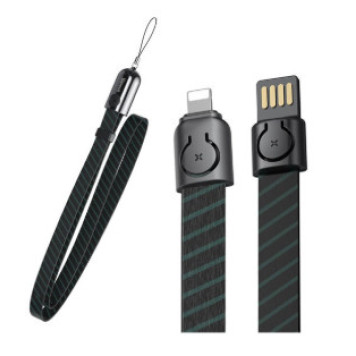 Кабель Baseus Gold Collar lanyard Data Cable USB For IP 2.4A 85cm Stripe-1