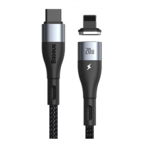 Кабель Baseus Zinc Magnetic Safe Fast Charging Data Cable Type-C to IP PD 20W 2m CATLXC-A01