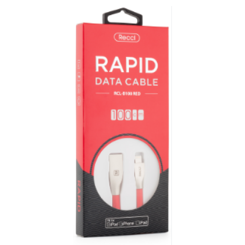 Кабель Recci RCL-B100 USB Lightning Rapid 1м