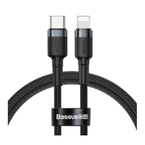 Кабель Type-C на Lightning Baseus Cafule 18W 1м CATLKLF-G1