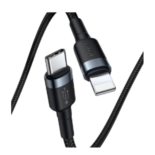 Кабель Type-C на Lightning Baseus Cafule 18W 1м CATLKLF-G1