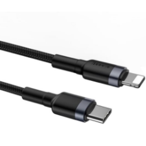 Кабель Type-C на Lightning Baseus Cafule 18W 1м CATLKLF-G1