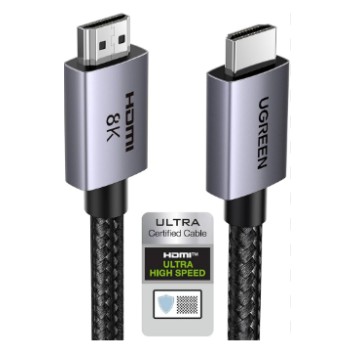 Кабель UGREEN 8K HDMI 2.1 Ultra HD 8K@60Hz 4K@120Hz High Speed 48Gbps