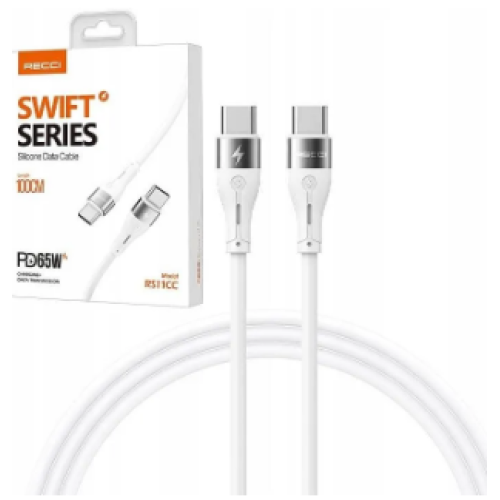 Kabel USB Type-C to Type-C Recci RS11CC, 1 m
