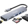 Recci RH05 Type-C To Type-C PD100W/HDMI 4K@30Hz/USB3.0 Поддерживаемый 3-в-1 концентратор-репликатор