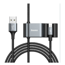 Кабель для передачи данных CALHZ-01 Baseus Special Data Cable for Backseat (USB to iP+Dual USB) 
