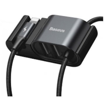 Кабель для передачи данных CALHZ-01 Baseus Special Data Cable for Backseat (USB to iP+Dual USB) -2