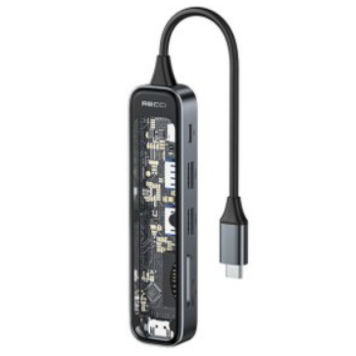 USB Hub Recci RH21 6in1-2