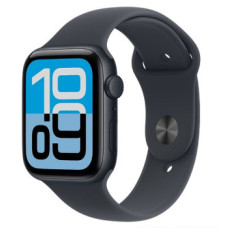 Apple Watch SE 2023, 40 mm, Gecəyarısı Alüminium Qutu, Gecəyarısı İdman Qayışı S/M