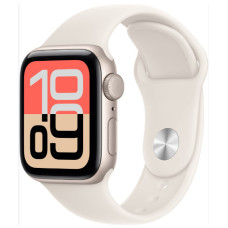 Smart saatlar Apple Watch SE 3 GPS 40mm Starlight with Starlight Sport Band - S/M