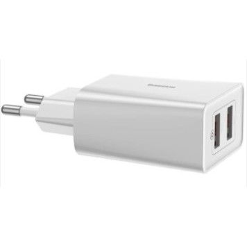 Сетевое зарядное устройство Baseus Speed Mini QC Dual U Quick Charger CCFS-V02-1