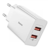 Сетевое зарядное устройство Baseus Speed Mini QC Dual U Quick Charger CCFS-V02 